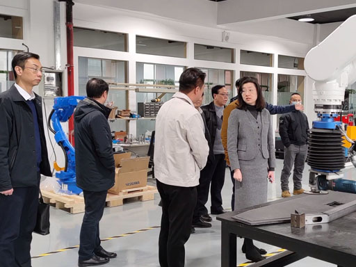 热烈欢迎常州市科技局、常工院领导莅临我司参观指导