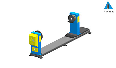 单轴头尾架带尾架焊接可调变位机