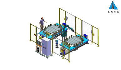 简易电池箱焊接工作站
