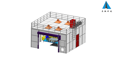 环保型双工位焊接旋转工作站