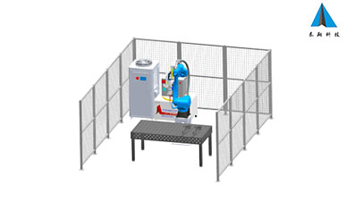 常用型简易焊接工作站 单工位平台焊接工作站