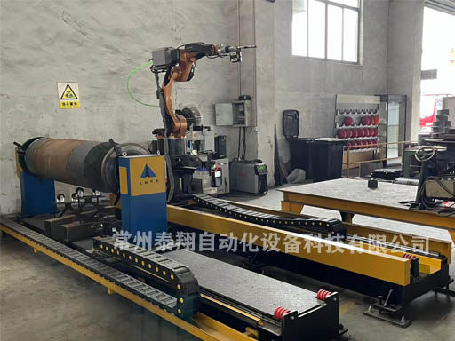 船舶烟囱消声器气保焊机器人