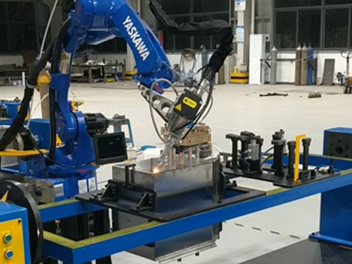 冷凝器激光焊接工作站