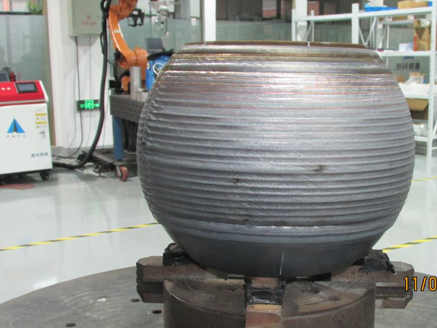 球体增材熔敷焊接工艺