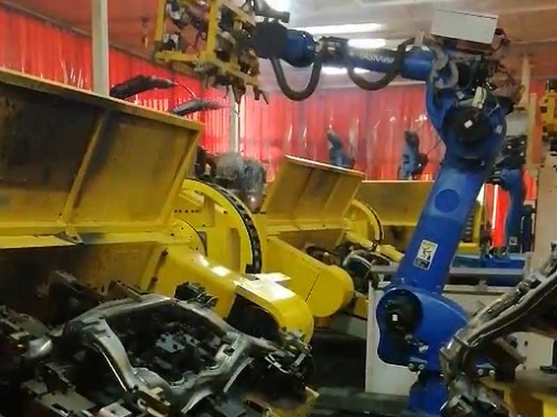 汽车副车架焊接自动上下料工作站