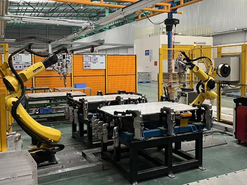 常州电池托盘铝合金封口板激光焊接工作站