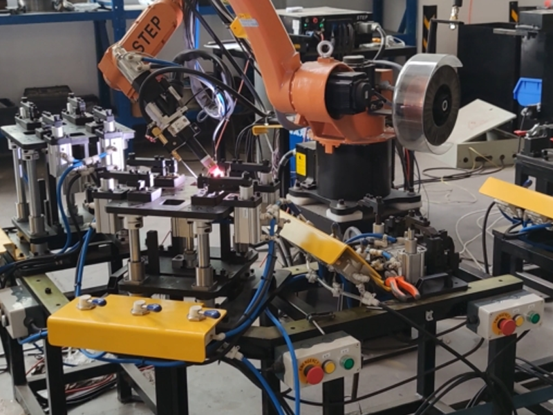 电气配件多工位焊接氩弧焊机器人厂家